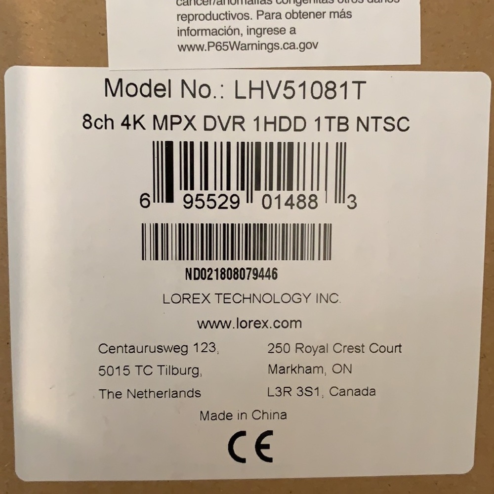 Lorex Security Camera Set